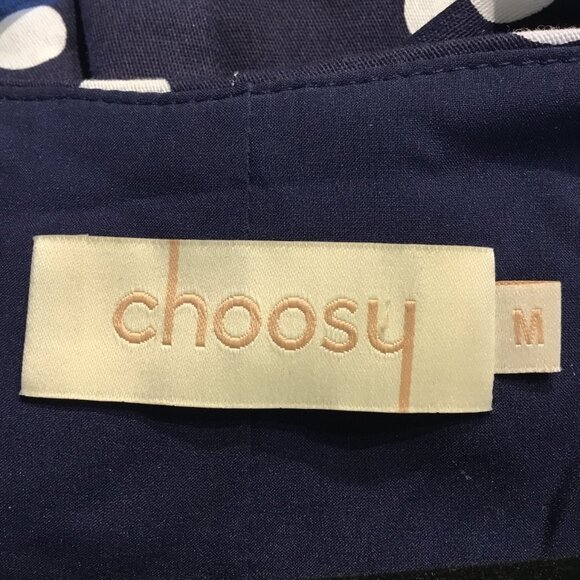 Choosy Vintage Inspired Polka Dot Wrap Crop Top - Picture 3 of 4